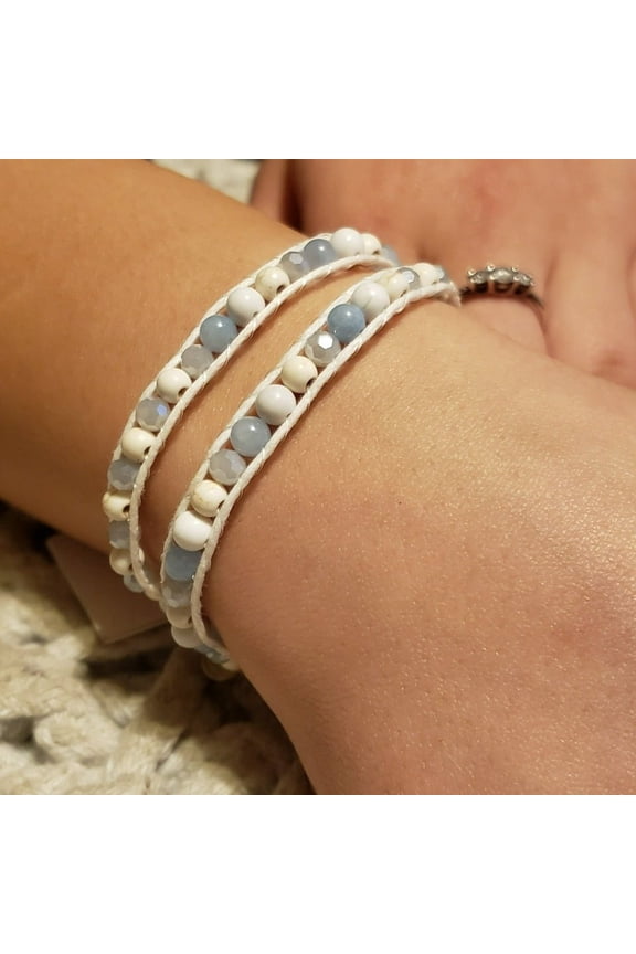Go With the Flow Double Wrap Bracelet
