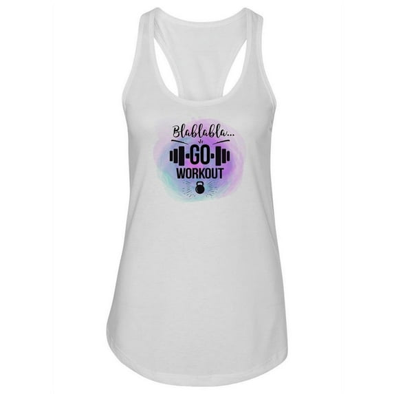 Go Workout! Tank Women -Image by Shutterstock, Female Small