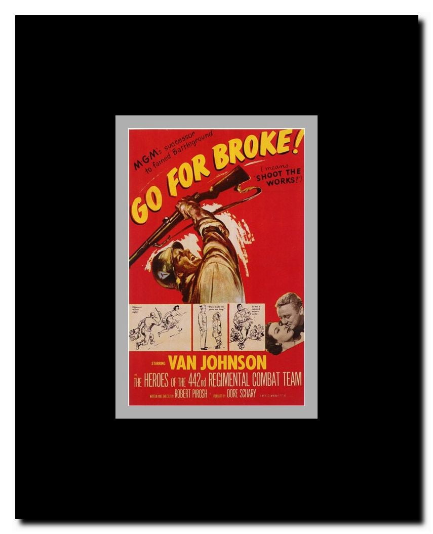 Go for Broke Framed Movie Poster