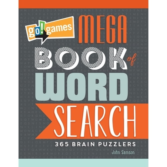 Pre-Owned Go!games Mega Book of Word Search: 365 Brain Puzzlers (Paperback) 1623540550 9781623540555