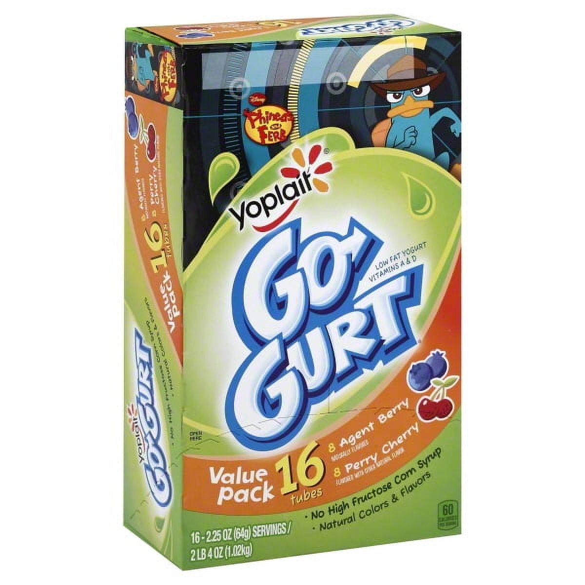 Go-gurt Gg 16ct Berry Blu Blast/chill-out Cherry