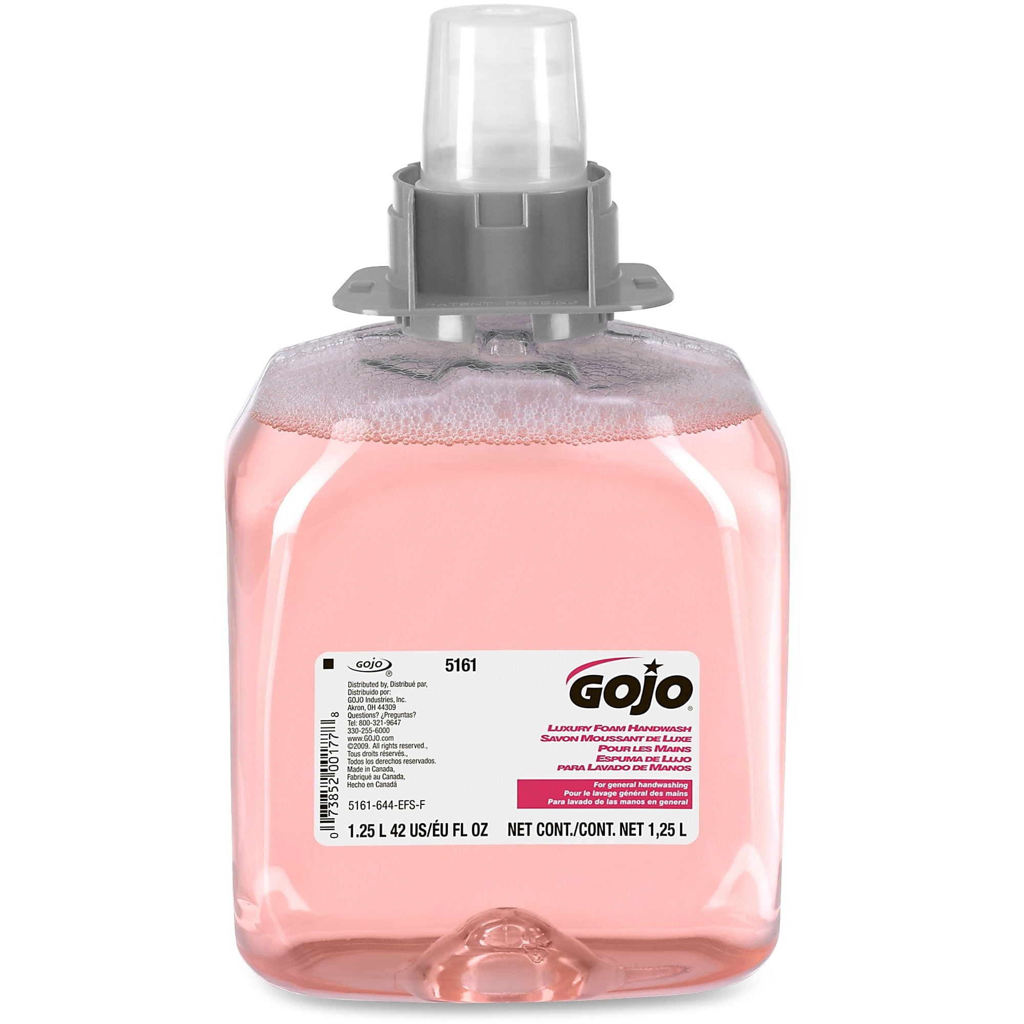 GOJO FMX-12 Luxury Foam Hand Wash, FMX-12 Dispenser, Cranberry, 1,250 mL Pump