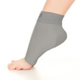thumbnail image 1 of Go2 Compression Ankle Socks Plantar Fasciitis Foot Heel & Arch Support (Gray M, 1 Pair), 1 of 5
