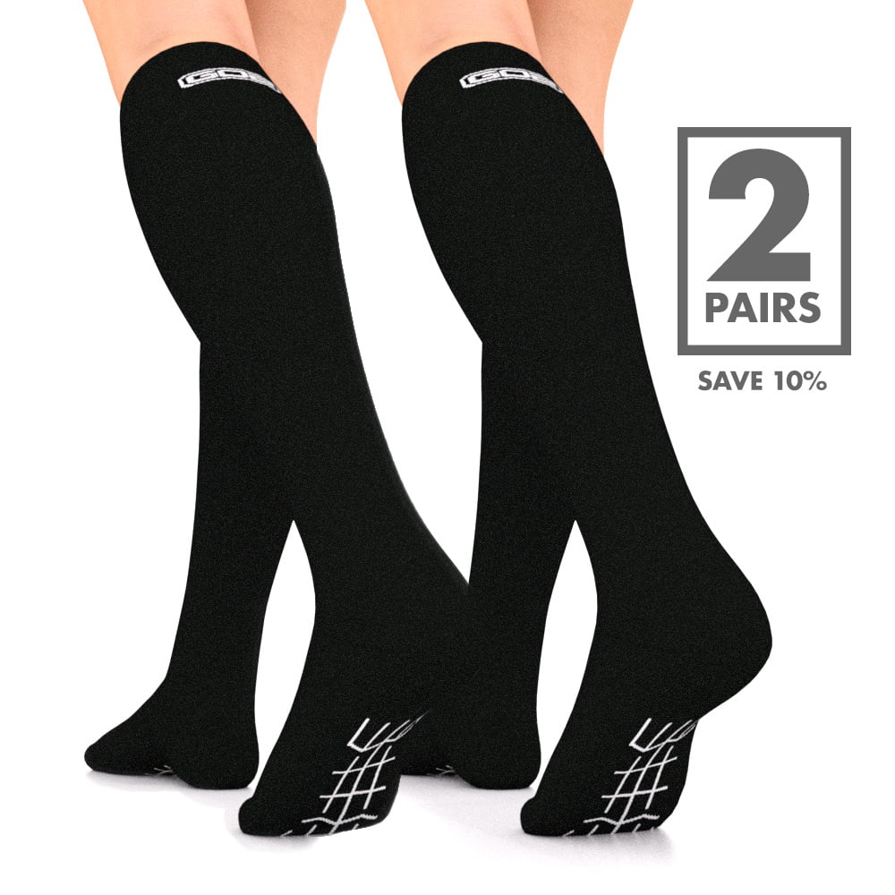 Go2 Elite Compression Socks Stockings 15-20 mmhg Graduated Sock ...