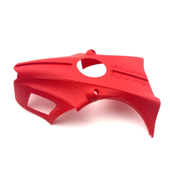 Futurology Go2 Robot Dog Protective Head Shield Red TPU 1-Count