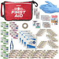 thumbnail image 1 of Go2Kits 1-PACK First Aid Kit 80 Pc Featuring Assorted Bandages, Wipes and First Aid Basics in Compact Fabric Kit for Home, Office & Travel (1 Pack), 1 of 3