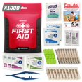 thumbnail image 1 of Go2Kits 1000-PACK 34 Piece First Aid Kit Featuring Assorted Bandages, Wipes and First Aid Basics in Compact Reusable Kits for Home, Office & Travel RX300 (1000 Pack), 1 of 9