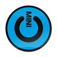 thumbnail image 1 of GoBadges LC0034 Mini Cooper Magnetic 3D Badge - Mini Power -Blue, 1 of 1