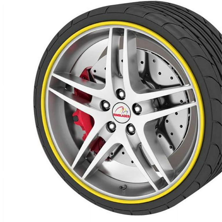 GoBadges RB03 Yellow Rimblade Alloy Wheel Protectors Walmart