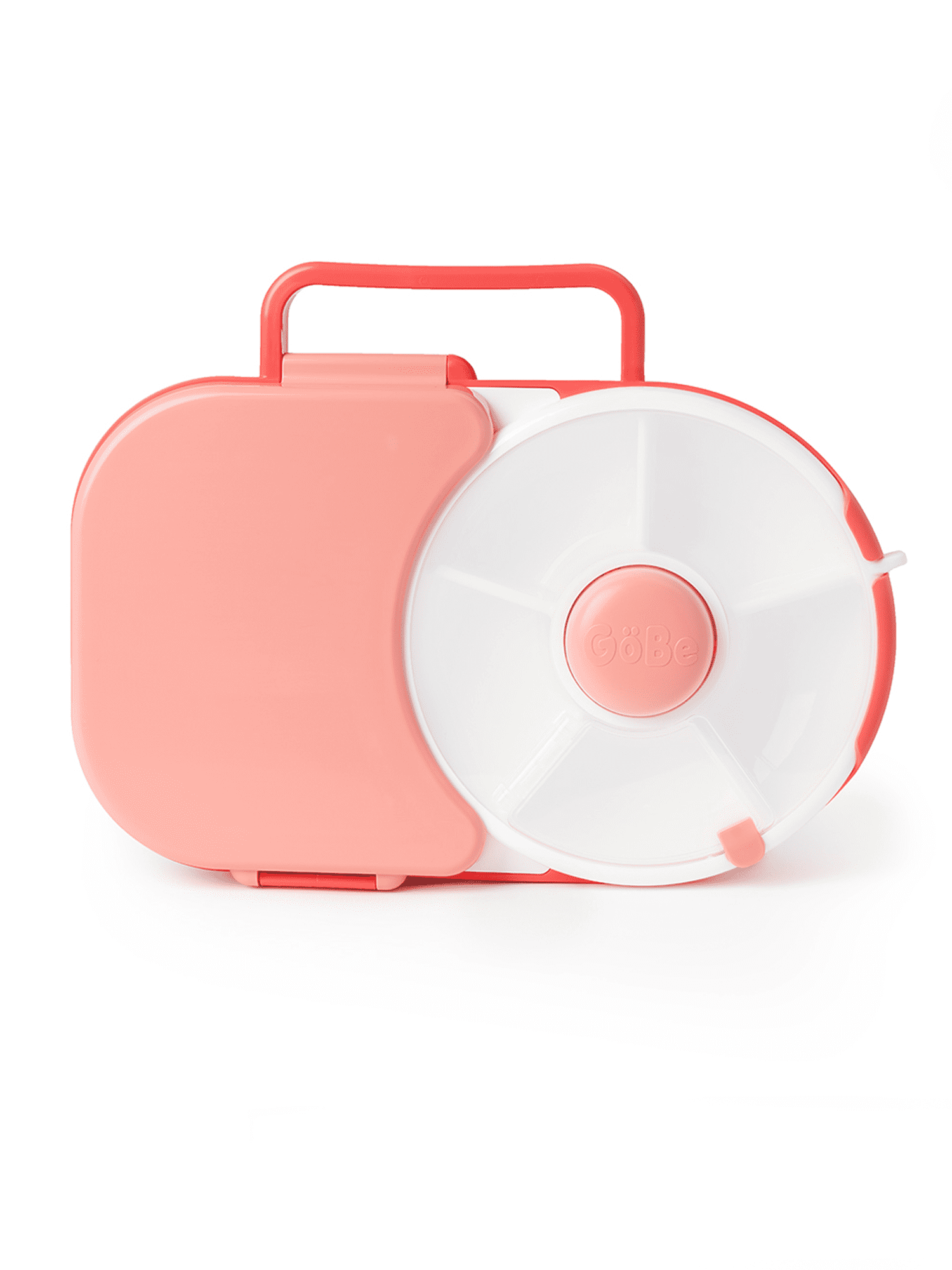 GoBe Kids Bento Style Lunch Box with Snack Spinner Flip Divided Lunch