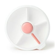 GoBe Kids Snack Container Snack Spinner (Large) - Reusable Bento Style Divided Snack Containers for Lunch, Travel, On The Go