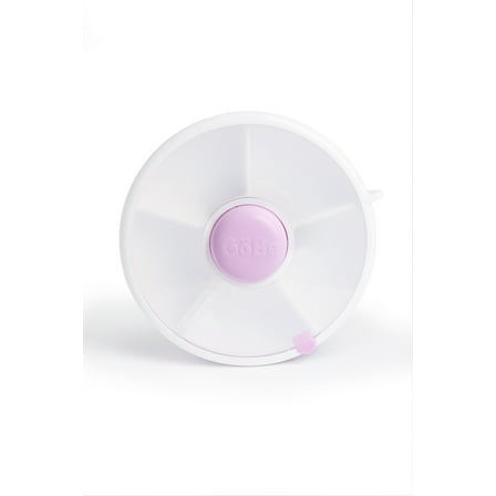 GoBe Kids Snack Container Snack Spinner (Small) - Reusable Bento Style Divided Snack Containers for Lunch, Travel, On The Go