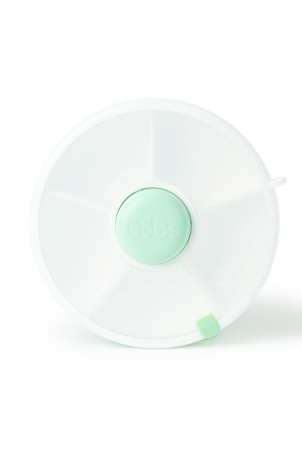 GoBe Kids Snack Container Snack Spinner (Small) - Reusable Bento Style Divided Snack Containers for Lunch, Travel, On The Go