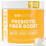 GoBiotix Fiber Supplement Boost Prebiotic Powder for Digestive & Gut Health, Sugar-Free, 35 Servings