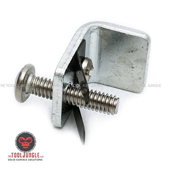 goclips 1/8 "ss sink mounting clips 10 pieces
