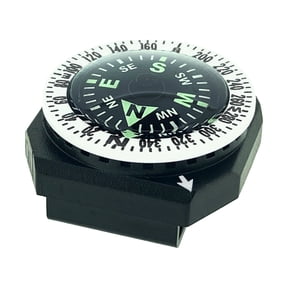 GoCompass - Easy-to-Read Wrist Orienteering Compass with Bezel for Watch Band