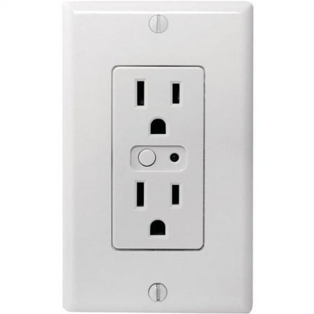 GoControl In-Wall Single Smart Outlet, 300 Series, Hub Required