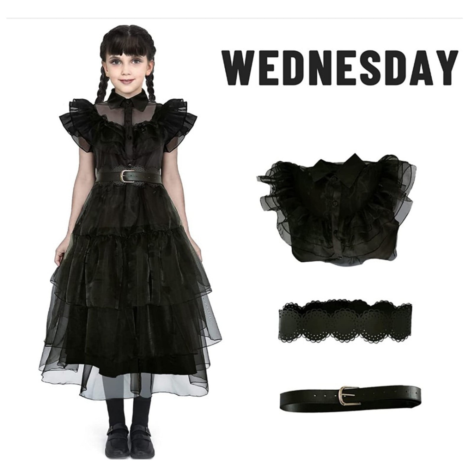 GoCos The Addams Family - Wednesday Adams Flattering Stylish Silhouette ...