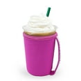thumbnail image 1 of GoCuff Reusable Iced Coffee Insulator Sleeve Neoprene Holder - Solid Pink - Small, 1 of 4