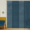 thumbnail image 1 of GoDear Design Adjustable Sliding Panel Room Divider 45.8"- 86" W x 96" H, Semi-Sheer, Meteor, 1 of 10