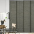 thumbnail image 1 of GoDear Design Adjustable Sliding Panel Track Blind 45.8"- 86" W x 96" H, Vertical Blinds, Light Filtering, Peppercorn, 1 of 8