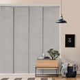 thumbnail image 1 of GoDear Design Adjustable Sliding Panel Track Blind 45.8"- 86" W x 96" H, Vertical Blinds, Semi-sheer, Ivory Dawn, 1 of 10
