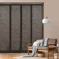 thumbnail image 1 of GoDear Design Adjustable Sliding Panel Track Blind 45.8"- 86" W x 96" H, Vertical Blinds, Semi-sheer, Pu'er Tea, 1 of 10