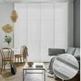 thumbnail image 1 of GoDear Design Adjustable Sliding Panel Track Blind 45.8"- 86" W x 96" H, Vertical Blinds, Semi-sheer, Zipper, 1 of 12