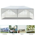 thumbnail image 1 of GoDecor 10' x 20' Party Tent Wedding Canopy Gazebo Tent Pavilion w/6 Side Walls 2 Doors, 1 of 11