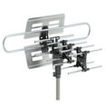 thumbnail image 1 of GoDecor 150 Miles Range TV Antenna Outdoor Digital Amplified UV Dual Frequency 45-860MHz 360 Degree Rotation 38dB UHF/VHF, 1 of 10