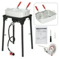 thumbnail image 1 of GoDecor 18 Qt. Outdoor Propane Deep Fryer, Deep Fryer Pot and 2 Inner Baskets, Ideal for Frying Fish, Chicken Wings, French Fries, 1 of 9