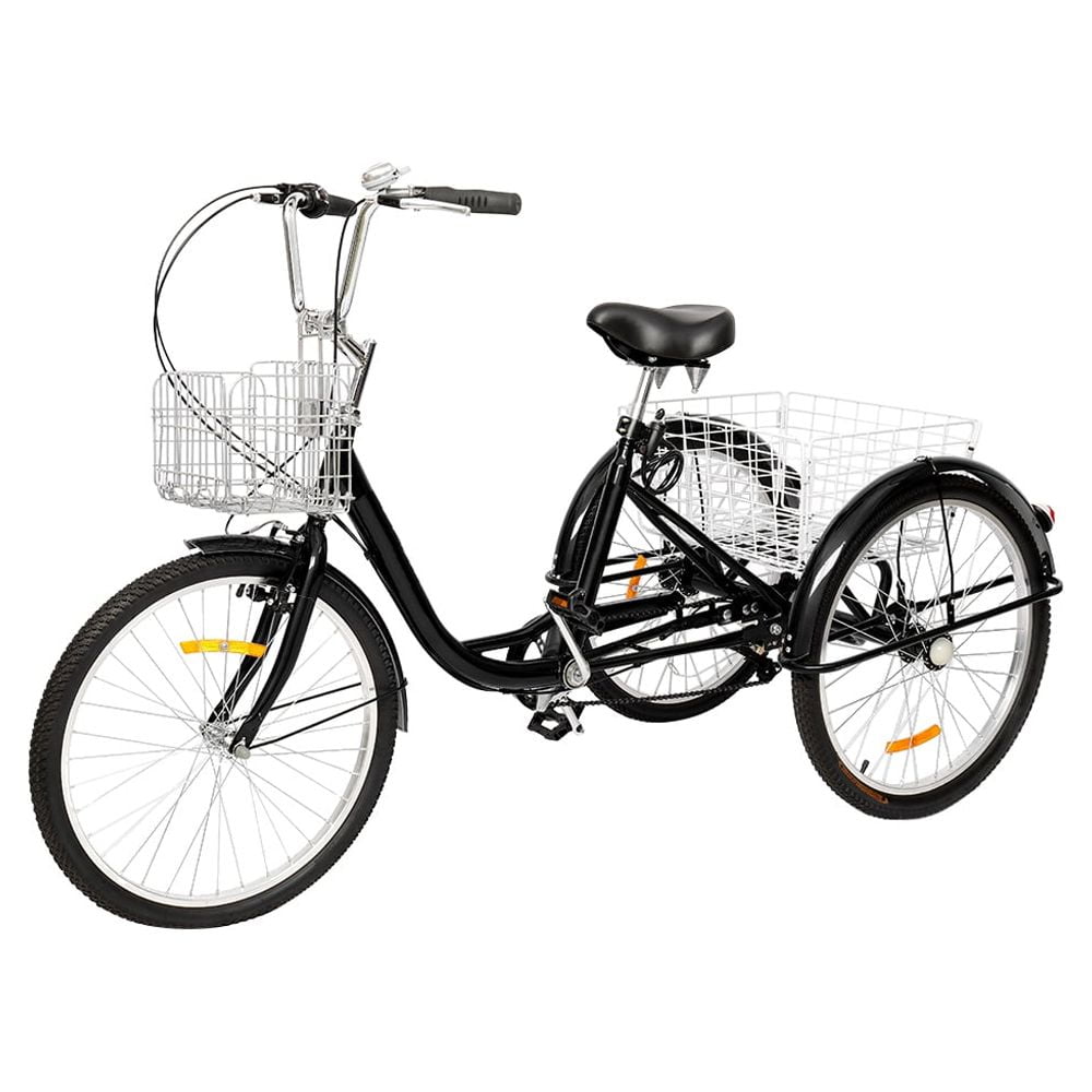 GoDecor 26" Adult Tricycles, Black