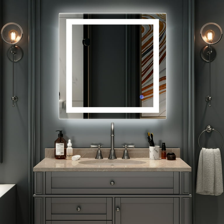 Illuminated mirror cheap makeup