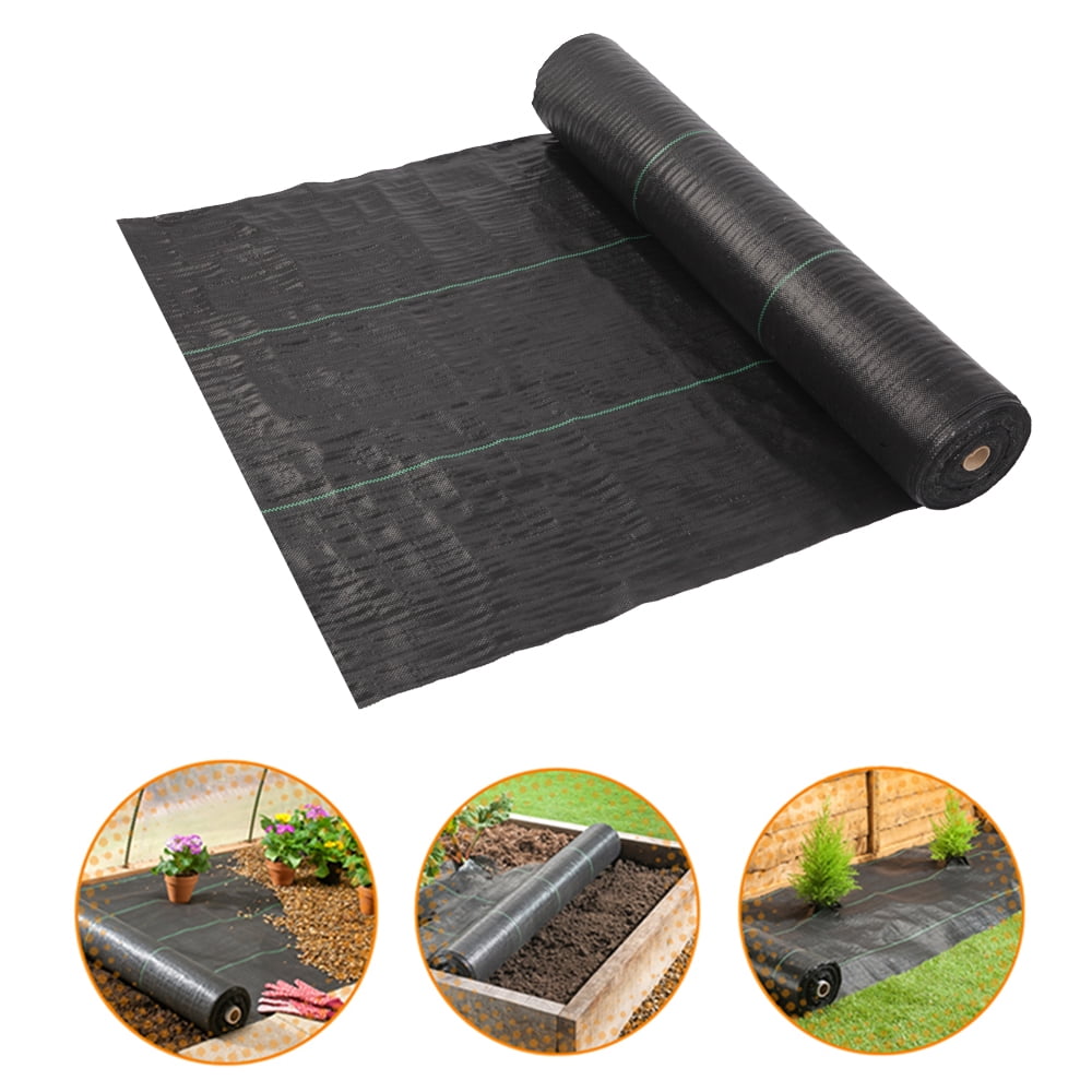 GoDecor 4*100 Feet Weed Barrier Fabric Commercial Weed Control Fabric