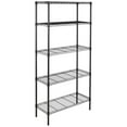 thumbnail image 1 of GoDecor 5-Tier Iron Shelf Wire Rack Shelf Adjustable Unit Garage Kitchen Storage Organizer Black, 1 of 6