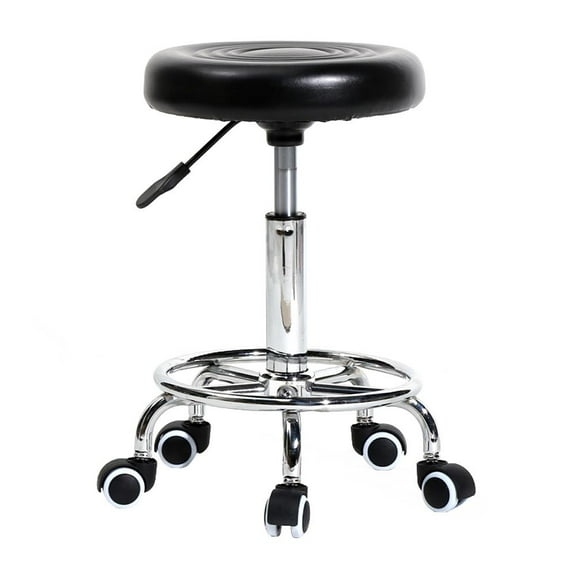 GoDecor Adjustable Hydraulic Swivel Salon Stool, Rolling Spa Stripe Bar Stool