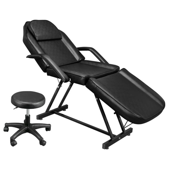 GoDecor Adjustable Massage Bed Massage Table,  W/Barber Stool