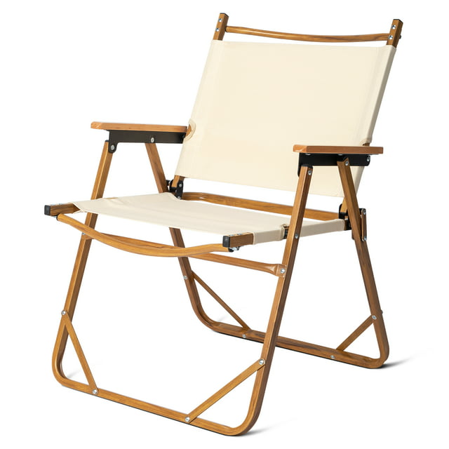 GoDecor Camping Chair Aluminum with Versatile Sports Chair, Outdoor Chair & Lawn Chair Beige