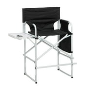 GoDecor Director Chair Outdoor Camping Oversize Seat with Black