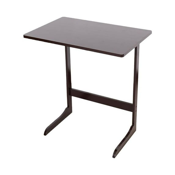 GoDecor L Shape Drink Table Snack Tray Slide Laptop Desk Couch Sofa Table,Coffee