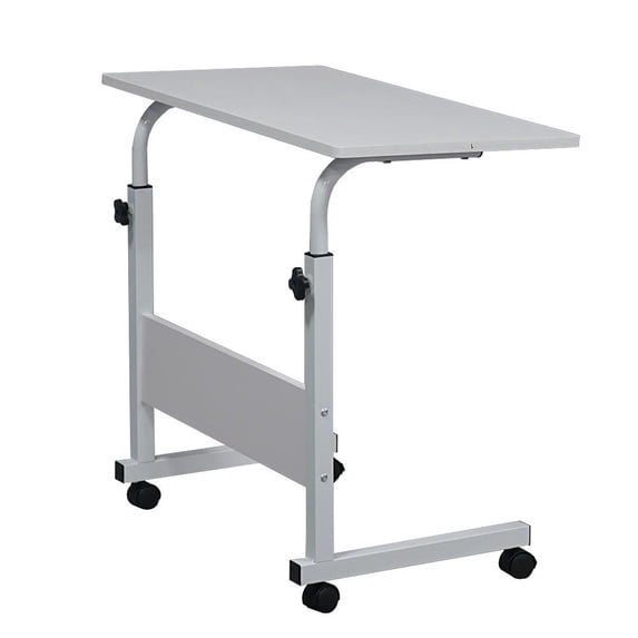 GoDecor Mobile Laptop Desk Adjustable Side Table Computer Stand Laptop Cart for Bed Sofa