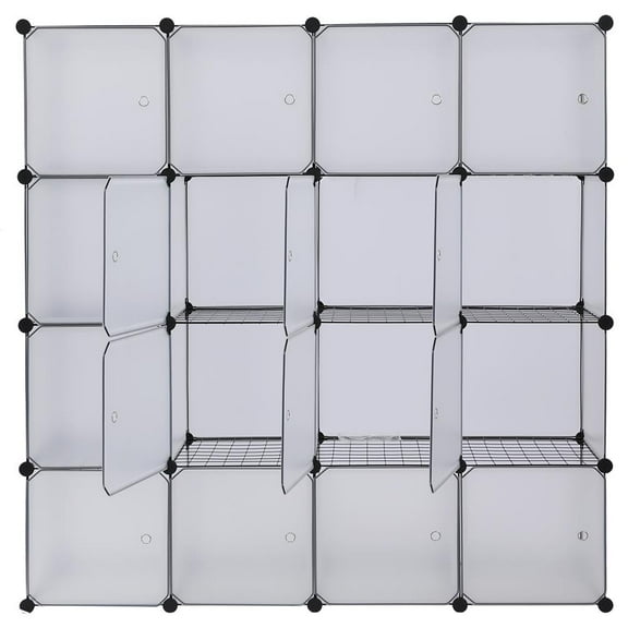 GoDecor Modular Bookshelf Units Portable Storage Cubes for Living Room