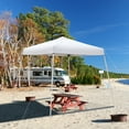 thumbnail image 1 of GoDecor Pop Up Wedding Party Tent Outdoor Patio Folding Gazebo Canopy Shade Shelter 6' x 6', 1 of 8
