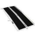 thumbnail image 1 of GoDecor Portable Wheelchair Ramp 6ft Long, Anti-Slip Double-Fold Aluminum Ramp, 1 of 8