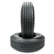 GoDecor Set of 2 4.80/4.00-8 660 lbs Bias Trailer Tires 4.80-8 4.80x8 Front & Rear Turf Tires Tubeless