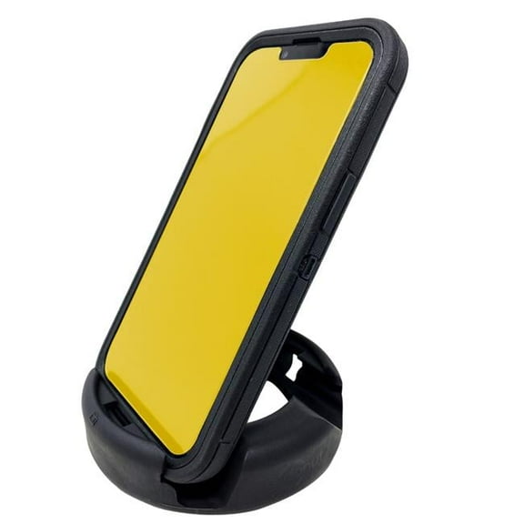 GoDonut Plus Round Phone Stand & Tablet Holder Desk Organizer Accessories, Black