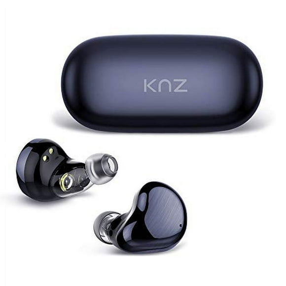 GoDuo Buds Dual-Dynamic Driver True Wireless Earbuds with Qi Wireless Charging Case, Charge via USB-C or Wireless, HD Sound (Midnight Blue)