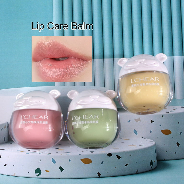 GoFJ 10g Lip Cream Softens Cuticles Moisturizing Prevent Dryness Lighten Lip Lines Anti Wrinkle Lip Masque Plumper Natural Gel Women Supply