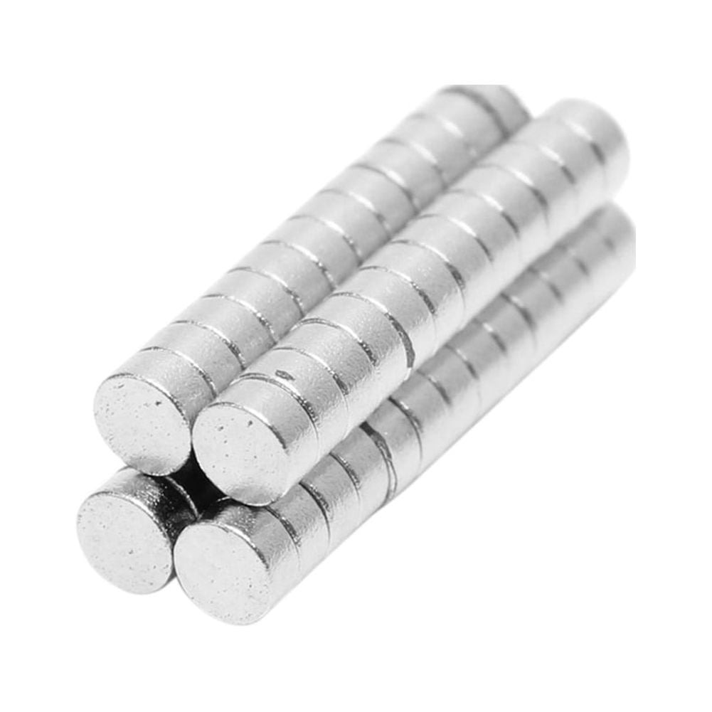 GoFJ 50Pcs N52 3x1.5mm Round Cylinder Super Strong Rare Earth DIY Neodymium