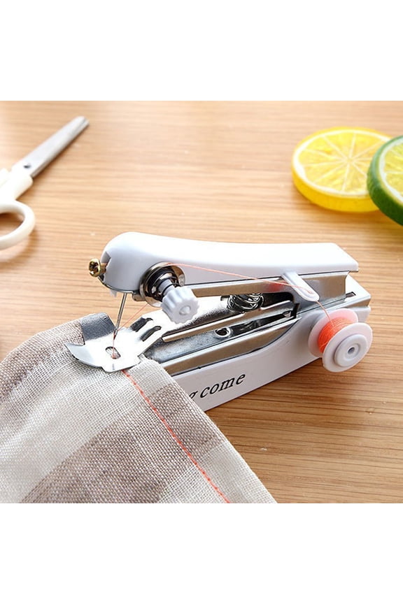 Small Sewing Machine Quick Suture Easy to Use Portable Compact Simple Operation Sew Tool ABS Mini Manual Sewing Machine for Beginner